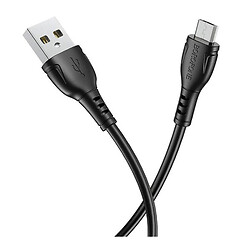 USB кабель Borofone BX51 Triumph, MicroUSB, 1.0 м., Черный