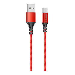 USB кабель Borofone BX54, Type-C, 1.0 м., Червоний