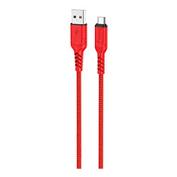 USB кабель Hoco X59, MicroUSB, 1.0 м., Червоний