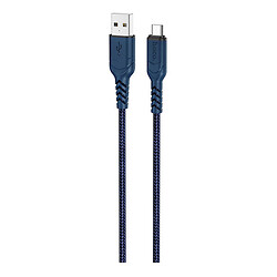 USB кабель Hoco X59, microUSB, 1.0 м., синій