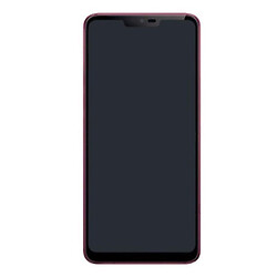 Дисплей (екран) LG G710 G7 ThinQ, Original (PRC), З сенсорним склом, З рамкою, Рожевий