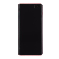 Дисплей (экран) Samsung G975 Galaxy S10 Plus, С сенсорным стеклом, С рамкой, Amoled, Розовый