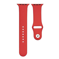 Ремешок Apple Watch 38 / Watch 40, Silicone WatchBand, красный
