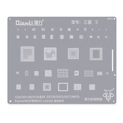 Трафарет QianLi BGA QS44 Samsung G973 Galaxy S10