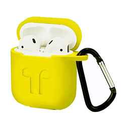 Чохол (накладка) Apple AirPods / AirPods 2, Ultra Thin Silicone Case, жовтий