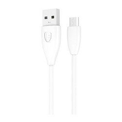 USB кабель Baseus CAMSW-D02 Mini, MicroUSB, 1.0 м., Белый