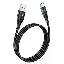 USB кабель Hoco U93 Shadow, Type-C, 1.2 м., Черный