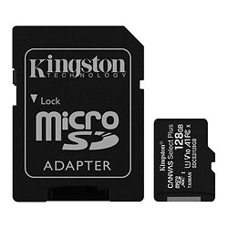 Карта памяти microSDXC KIngston Canvas Select Plus A1 UHS-1, 128 Гб.