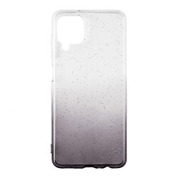 Чехол (накладка) Samsung A022 Galaxy A02, Remax Glossy Shine Case, Черный С Белым, Черный