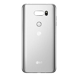 Задняя крышка LG H930 V30 Dual, High quality, Серебряный