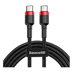 USB кабель Baseus CATKLF-H91 Cafule, Type-C, 2.0 м., Чорний