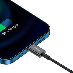 USB кабель Baseus CALYS-C01 Superior Series Apple iPhone SE 2022 / iPhone 14 Pro Max / iPhone 14 Plus / iPhone 14 Pro / iPhone 14 / iPhone 13 Pro / iPhone 13 Mini / iPhone 13 / iPhone 13 Pro Max / iPhone 12 Mini, Lightning, 2.0 м., Черный - № 3