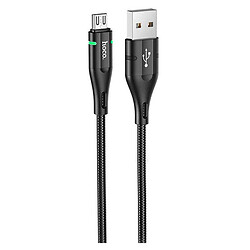 USB кабель Hoco U93 Shadow, MicroUSB, 1.2 м., Чорний