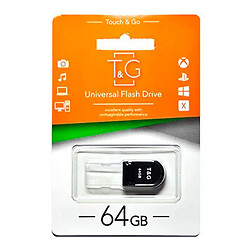 USB Flash T&G Shorty 010, 64 Гб., Чорний