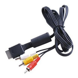 Кабель 3RCA - PS2, 1.5 м., Черный