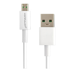 USB кабель Konfulon DC-20, MicroUSB, 1.0 м., Білий