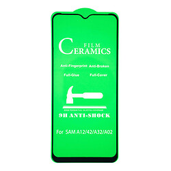 Захисна плівка Samsung A022 Galaxy A02 / A125 Galaxy A12 / A326 Galaxy A32 / M127 Galaxy M12, Ceramic, Чорний