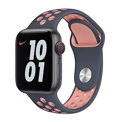 Ремешок Apple Watch 38 / Watch 40, Sport Band, Синий С Розовым, Синий