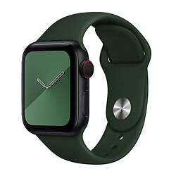 Ремінець Apple Watch 38 / Watch 40, Silicone WatchBand, Dark Olive, Зелений