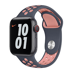 Ремешок Apple Watch 42 / Watch 44, Sport Band, Синий С Розовым, Синий