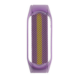 Ремінець Xiaomi Mi Band 5 / Mi Band 6, Milanese loop, Gold/Violet, Золотий