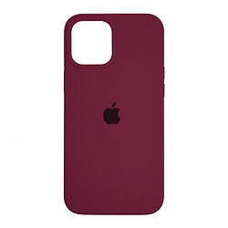 Чохол (накладка) Apple iPhone 12 Pro Max, Original Soft Case, Garnet, Бордовий