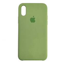 Чохол (накладка) Apple iPhone X / iPhone XS, Original Soft Case, М'ятний