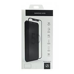 Защитное стекло Apple iPhone 12 Mini, IZI, 5D, Черный