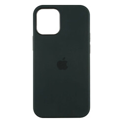 Чохол (накладка) Apple iPhone 12 Mini, Silicone Classic Case, Темно-зелений, MagSafe, Зелений