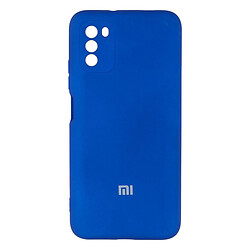 Чехол (накладка) Xiaomi Pocophone M3, Original Soft Case, Shiny Blue, Синий