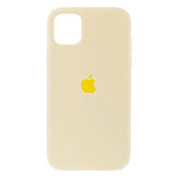 Чохол (накладка) Apple iPhone 11, Original Soft Case, Кремовий, Жовтий