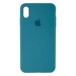 Чохол (накладка) Apple iPhone X / iPhone XS, Original Soft Case, Cactus, Синій