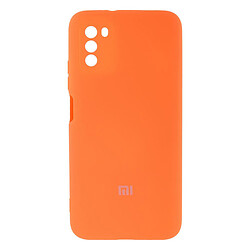 Чехол (накладка) Xiaomi Pocophone M3, Original Soft Case, Абрикос, Оранжевый