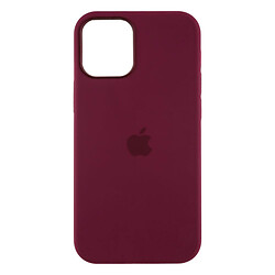 Чохол (накладка) Apple iPhone 12 Mini, Silicone Classic Case, MagSafe, Бордовий