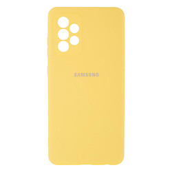 Чехол (накладка) Samsung A725 Galaxy A72, Original Soft Case, Желтый