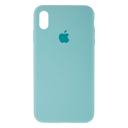 Чохол (накладка) Apple iPhone XS Max, Original Soft Case, Light Cyan, Блакитний