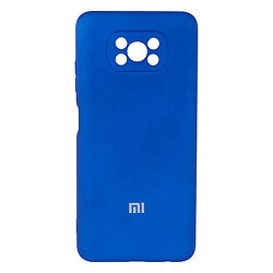 Чехол (накладка) Xiaomi Pocophone X3 / Pocophone X3 Pro, Original Soft Case, Shiny Blue, Синий