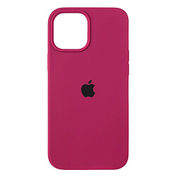 Чохол (накладка) Apple iPhone 12 Pro Max, Silicone Classic Case, MagSafe, Бордовий