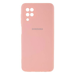 Чохол (накладка) Samsung A125 Galaxy A12 / M127 Galaxy M12, Original Soft Case, Рожевий