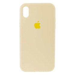Чохол (накладка) Apple iPhone XR, Original Soft Case, Кремовий, Жовтий