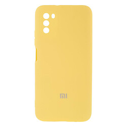 Чехол (накладка) Xiaomi Pocophone M3, Original Soft Case, Желтый
