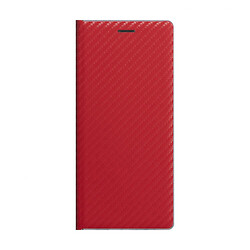 Чохол (книжка) Samsung M315 Galaxy M31, Carbon, Червоний