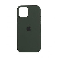 Чохол (накладка) Apple iPhone 12 / iPhone 12 Pro, Silicone Classic Case, Темно-зелений, MagSafe, Зелений