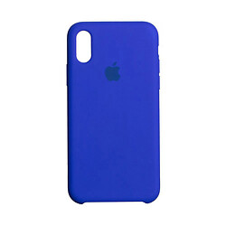 Чехол (накладка) Apple iPhone X / iPhone XS, Original Soft Case, Shiny Blue, Синий