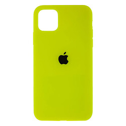 Чохол (накладка) Apple iPhone 11 Pro Max, Original Soft Case, Флуоресцентний, Жовтий