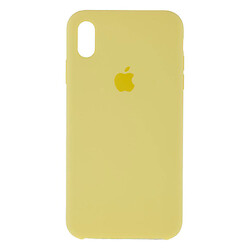 Чохол (накладка) Apple iPhone XS Max, Original Soft Case, Флуоресцентний, Жовтий