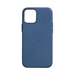 Чохол (накладка) Apple iPhone 12 / iPhone 12 Pro, Leather Case Color, MagSafe, Синій