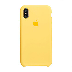 Чохол (накладка) Apple iPhone X / iPhone XS, Original Soft Case, Жовтий