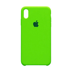 Чохол (накладка) Apple iPhone XS Max, Original Soft Case, Салатовий