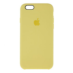 Чохол (накладка) Apple iPhone 6 / iPhone 6S, Original Soft Case, Флуоресцентний, Жовтий